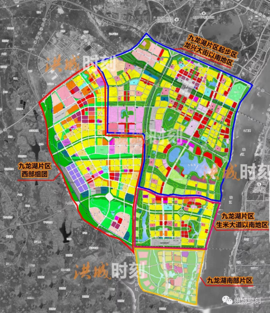 近日《南昌市九龙湖片区西部组团控制性详细规划》正式公示,该片区