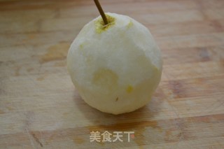 私家养生【黄酒炖梨】的做法步骤：2