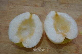 私家养生【黄酒炖梨】的做法步骤：3