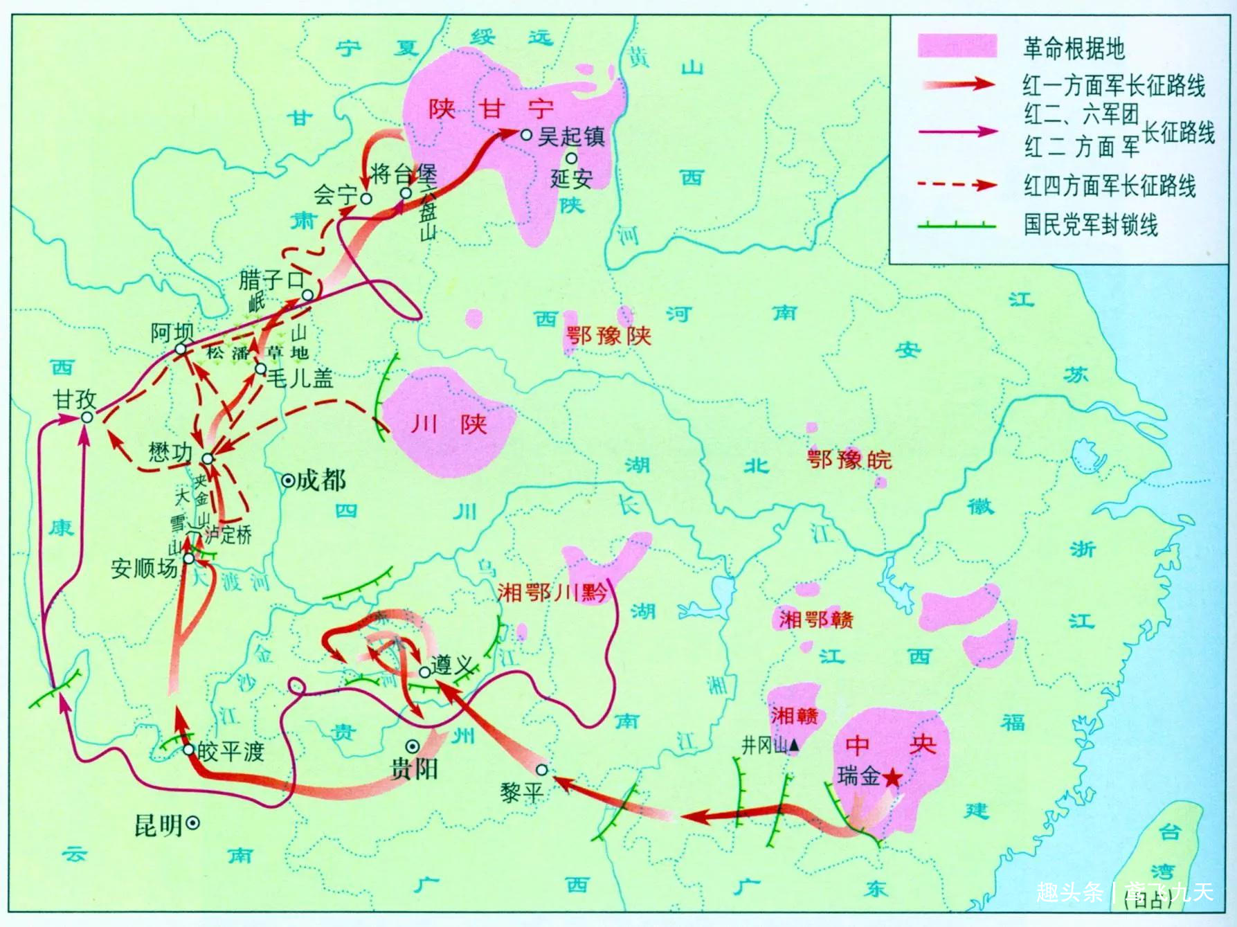 红军根据地和长征