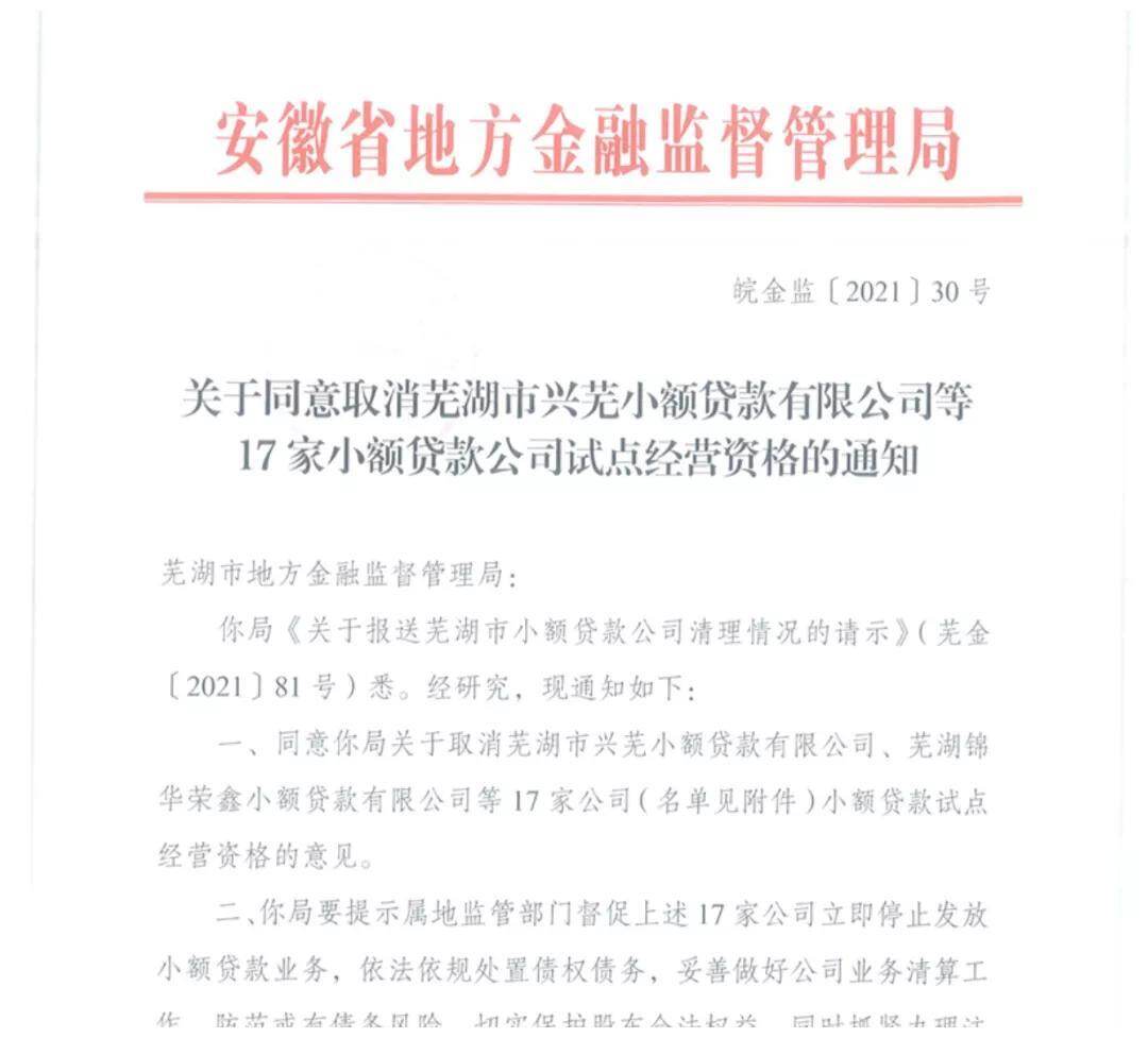 芜湖小额贷款市场动态盘点
