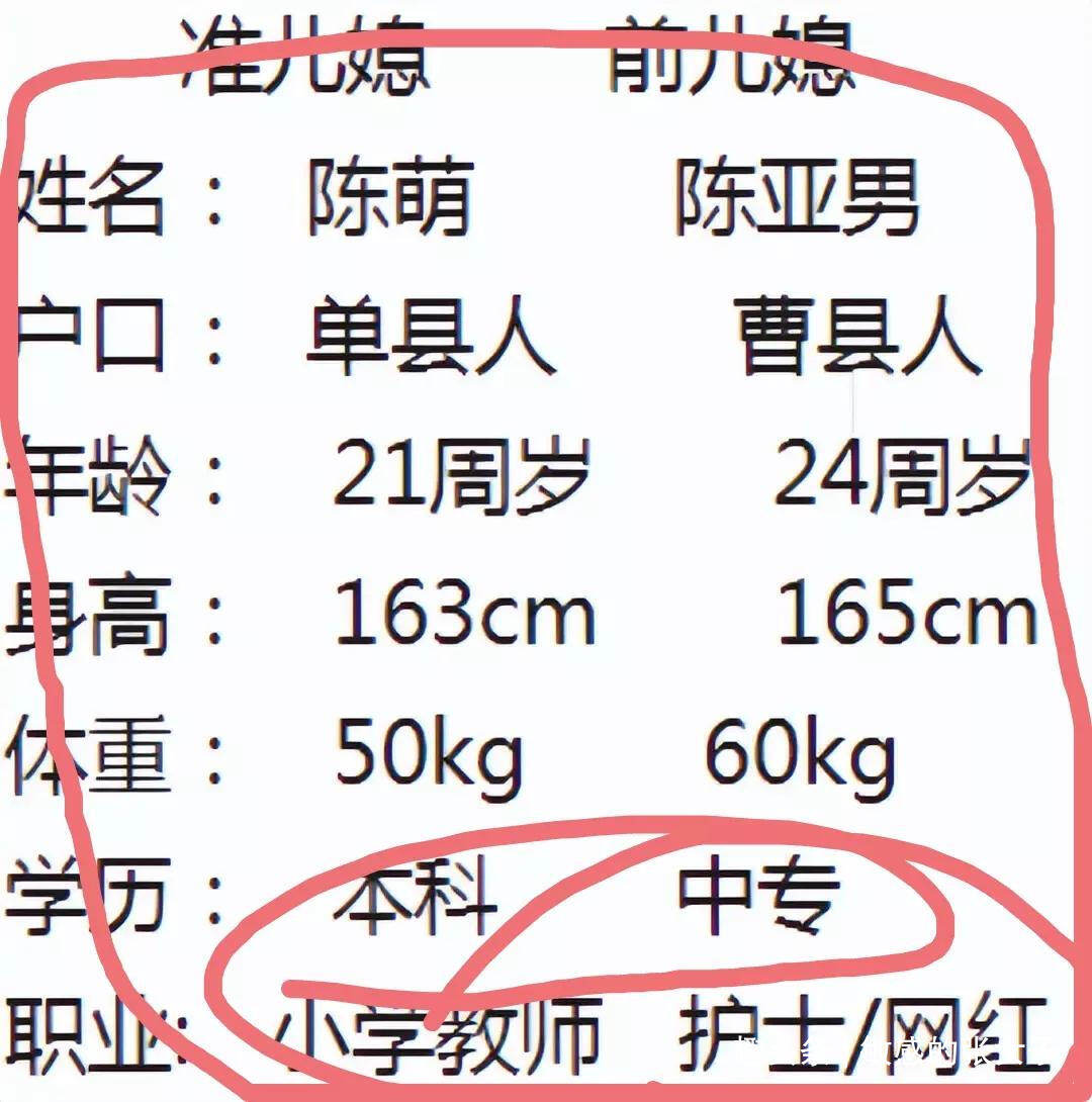 同样是大衣哥看中的儿媳，把陈亚男和陈萌放在一起，差距就出来了