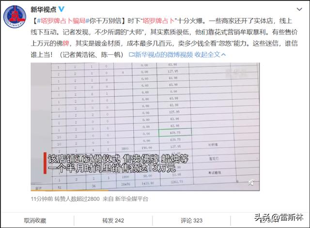 网络占卜到底有多赚钱？