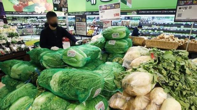 韩国泡菜危机导致我国大白菜涨价(韩国泡菜季白菜大涨，一颗近百元，主妇直呼吃不起)