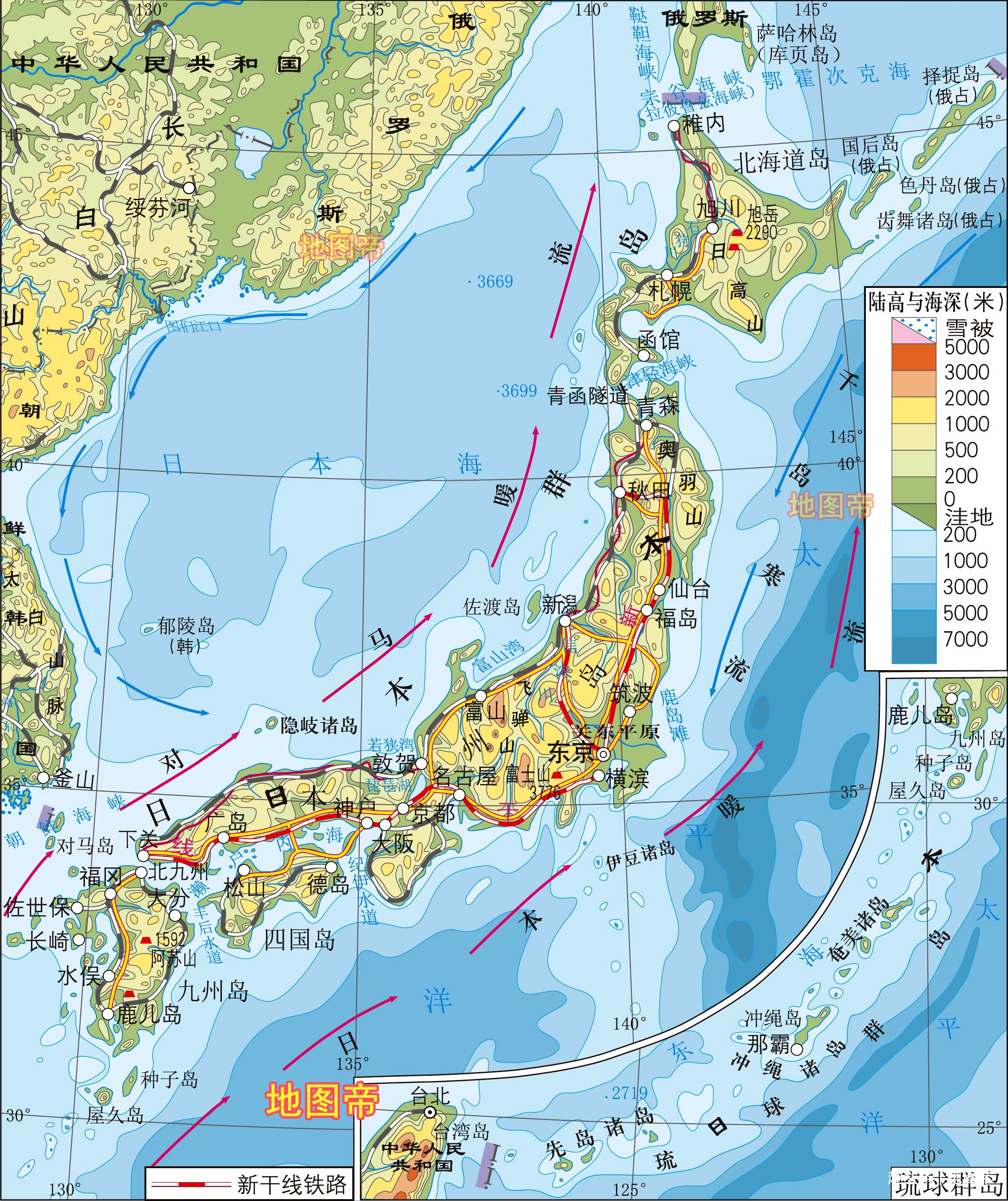 日本要倒核废水进太平洋 疯了 地图帝