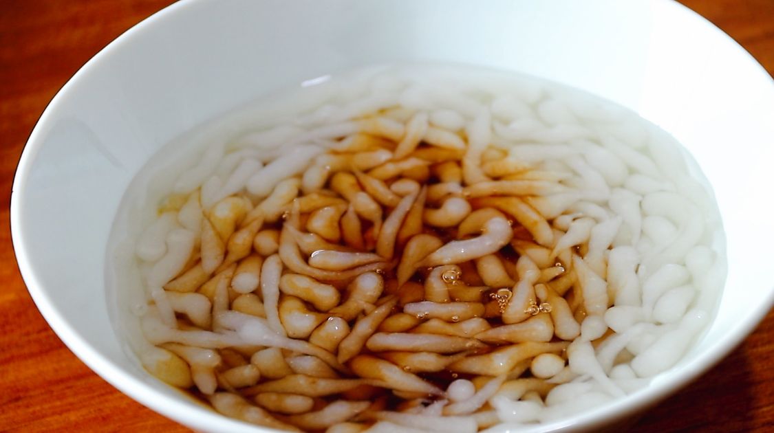 凉虾这样做软糯q弹冰冰凉凉的夏天来一碗太解暑了